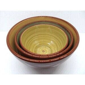 Val Do Sol Nesting Bowls Portugal Good Condition Set of 3